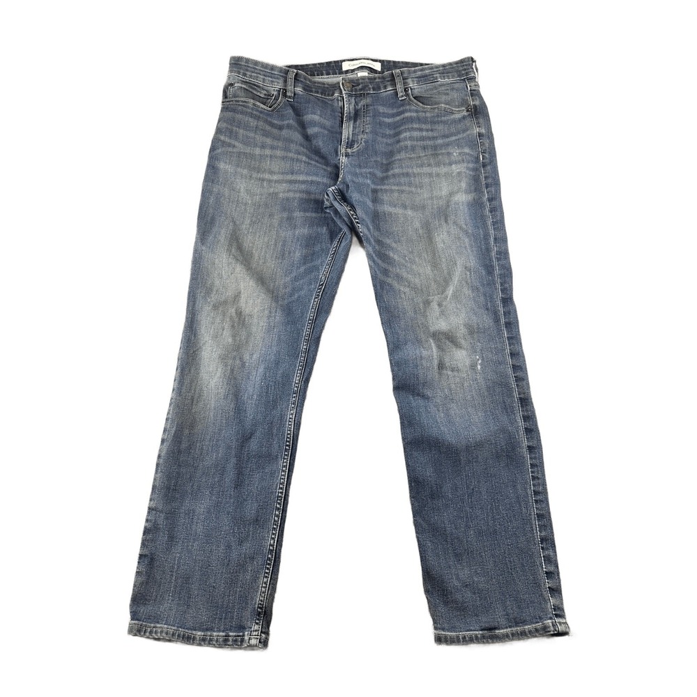 Calvin Klein Jeans Men 38 Blue‎ Modern Slim Taper Stretch Denim Urban Workwear